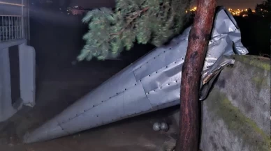 Kırıkkale'de İki caminin minaresi devrildi
