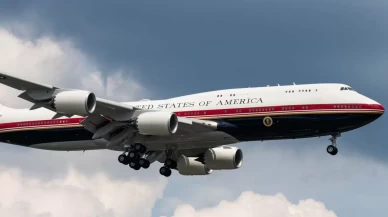 Trump’ı Ankara’ya getiren Air Force One zirveye yerleşti!