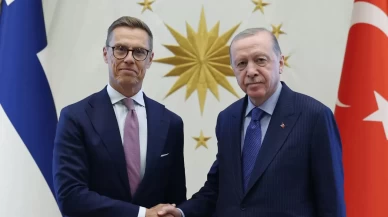 Cumhurbaşkanı Erdoğan, Finlandiya Cumhurbaşkanı Stubb'u kabul etti!
