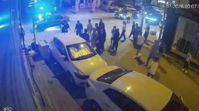 Polis aracının önünde feci kaza