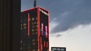 Trump'a otel duvarında sürpriz karşılama