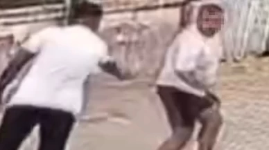 Önce yumruk attı sonra tetiğe bastı