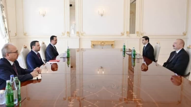 Azerbaycan Cumhurbaşkanı Aliyev, Bakan Gürlek'i kabul etti