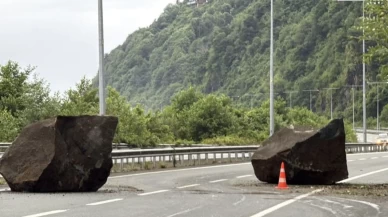 Rize'de sağanak felaketi