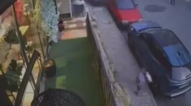 Sarıyer’de fren yerine gaza basan sürücü dehşet saçtı