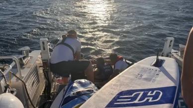 Antalya'da kürek sörfü kabusa döndü!