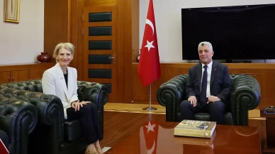Bakan Bolat, görev süresi dolan İngiltere Büyükelçisi Jill Morris'i kabul etti