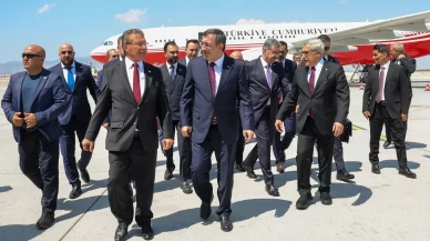 Cevdet Yılmaz ve devlet heyeti Lefkoşa'da