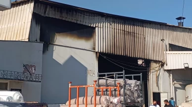 Bursa’da kumaş fabrikasında korkutan yangın