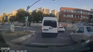 Eyüpsultan’da kırmızı ışık ihlali kazaya yol açtı: 1 yaralı