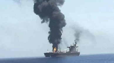 Hürmüz'de sıcak dakikalar! İran Katar'a ait petrol tankerini vurdu