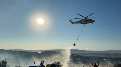 Çanakkale'de orman yangınında son durum! Ekipler havadan ve karadan müdahale ediyor