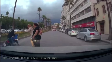 İskenderun’da yaya geçidindeki kaza kamerada