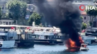 Balat'ta alev topuna dönen teknede can pazarı!
