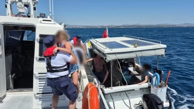Rahatsızlanan 2 kişi sahil güvenlik tarafından kurtarıldı