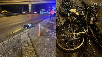 Tırın altına giren motosiklet sürücüsünden acı haber