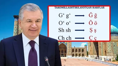 Özbekistan'da Türkçe harfler dönemi başlıyor! 33 yıl sonra tarihi karar!