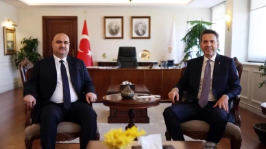 Bakan Bayraktar, Kerkük Valisi Mehmet Seman Ağa'yı kabul etti
