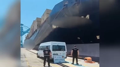 İzmir'de gemide yaklaşık 200 ton kaçak akaryakıt ele geçirildi