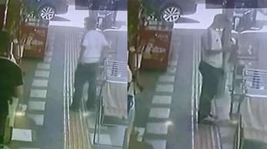 Kaldırımdaki papağanı böyle çaldılar