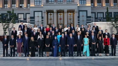 Liderlerin aile fotoğrafında dikkat çeken Erdoğan-Trump detayı