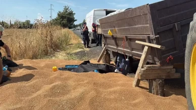 Çorlu’da lastik değişimi sırasında feci kaza