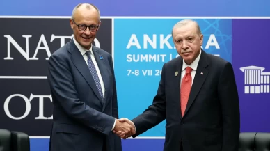Cumhurbaşkanı Erdoğan, Almanya Başbakanı Merz ile görüştü