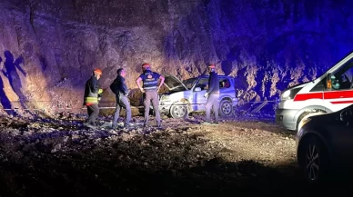 Uçuruma yuvarlanan cipte 2 kişi hayatını kaybetti
