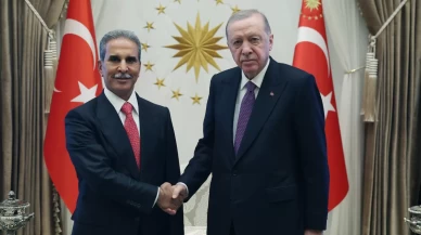 Cumhurbaşkanı Erdoğan, Faik Zeydan'ı Külliye'de kabul etti