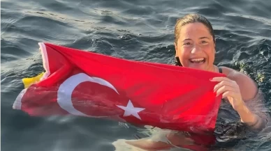 Aysu Türkoğlu tarih yazdı! Tsugaru Kanalı'nı geçen en genç Türk oldu