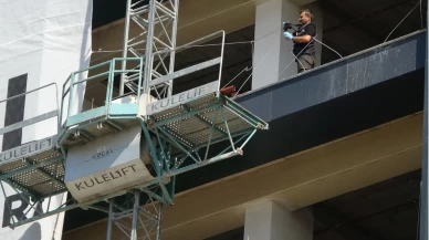 Konya’da plaza inşaatında iş kazası