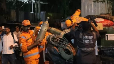 Sikkim'deki hidroelektrik projesi tünelinde heyelan ve patlama