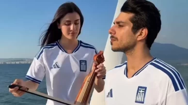 Yunanistan'ın forma tanıtımı sosyal medyayı ayağa kaldırdı! Baklavadan sonra şimdi de kemençe…