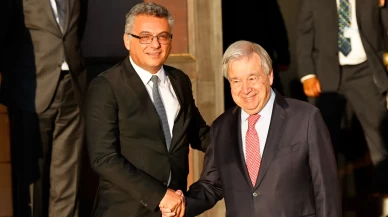 KKTC Cumhurbaşkanı Erhürman, Guterres ve Hristodulidis ile bir araya geldi