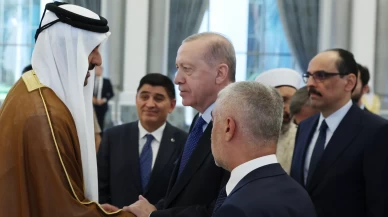 Cumhurbaşkanı Erdoğan taziye ziyareti için Katar'da