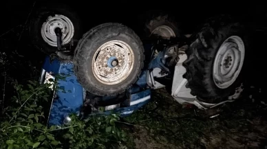 Bolu’da ormanda devrilen traktörün sürücüsü hayatını kaybetti