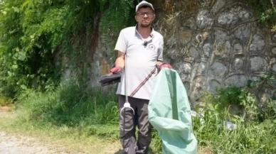 Düzce’de 3,5 milyon liralık çantayı bulan temizlik işçisine başkanlık ödülü