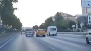 Ataşehir’de makas atan sürücüye ağır yaptırım