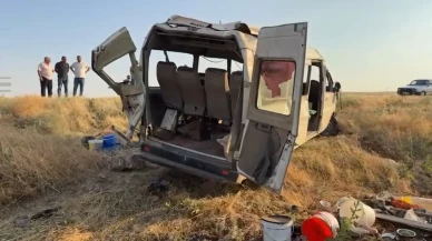 Tarım işçilerinin yolculuğu kazayla bitti