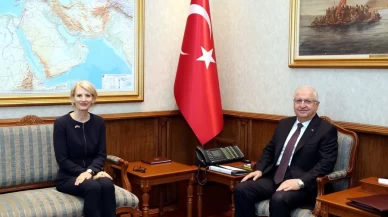 İngiltere Ankara Büyükelçisi Morris'den Bakan Güler'e veda ziyareti