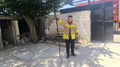 Hatay'da itfaiye ekiplerini alarm durumuna geçiren görüntüler!
