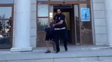 Hatay’da korkunç görüntüler: Eşini bıçakla korkutup öldüresiye dövdü