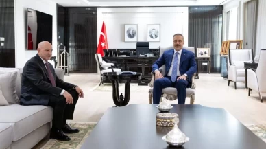 Bakan Fidan Ankara İl Emniyet Müdürü Yüksek'i kabul etti