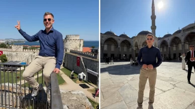Turist değil başbakan! NATO öncesi İstanbul'u karış karış gezerek poz verdi