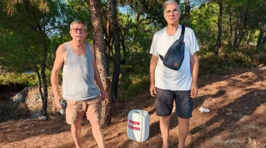 Ayvalık'ta orman yangınlarına karşı emekli kalkanı!