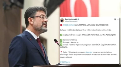 Bakan Yumaklı duyurdu: Fethiye'deki orman yangını tamamen kontrol altında