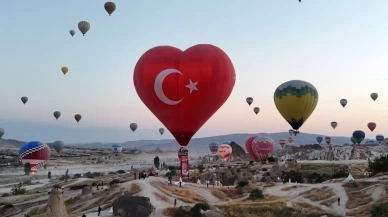Kapadokya'da balon turizmi rekor kırdı! 6 ayda 306 bin turist gökyüzüne yükseldi