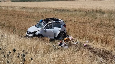 Diyarbakır'da cip tarlaya uçtu: 5 yaralı