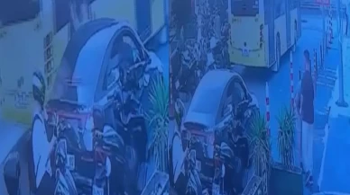 Yol kenarında bekleyen yayaya özel halk otobüsü çarptı