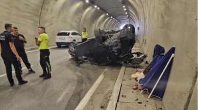 Zonguldak’ta tünelde korkutan kaza: 2 yaralı
